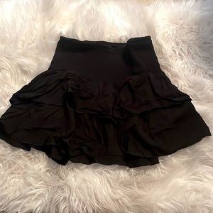 Forever 21 skirt, size small, black, ruffles